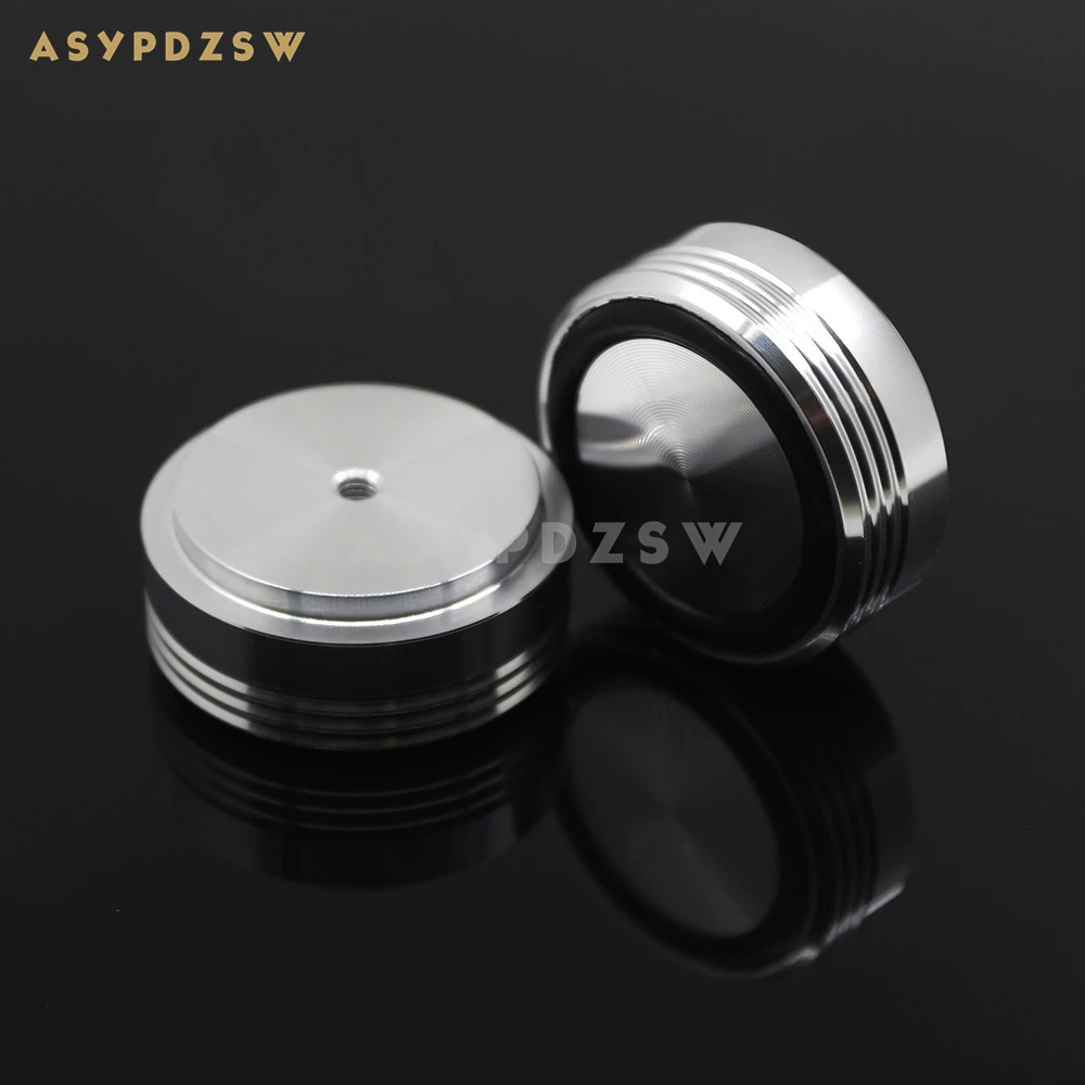 4 PCS 하이 엔드 하이 라이트 실버 알루미늄 39*17 프리 앰프/앰프 랙 풋 피트