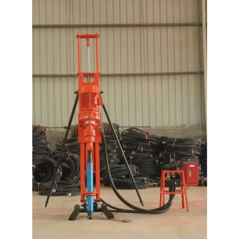 Factory Price Electric Borehole Drilling Rig Dth Drilling Rig with Spare Parts Hydraulic Portable DTH Water Well Drilling Rig