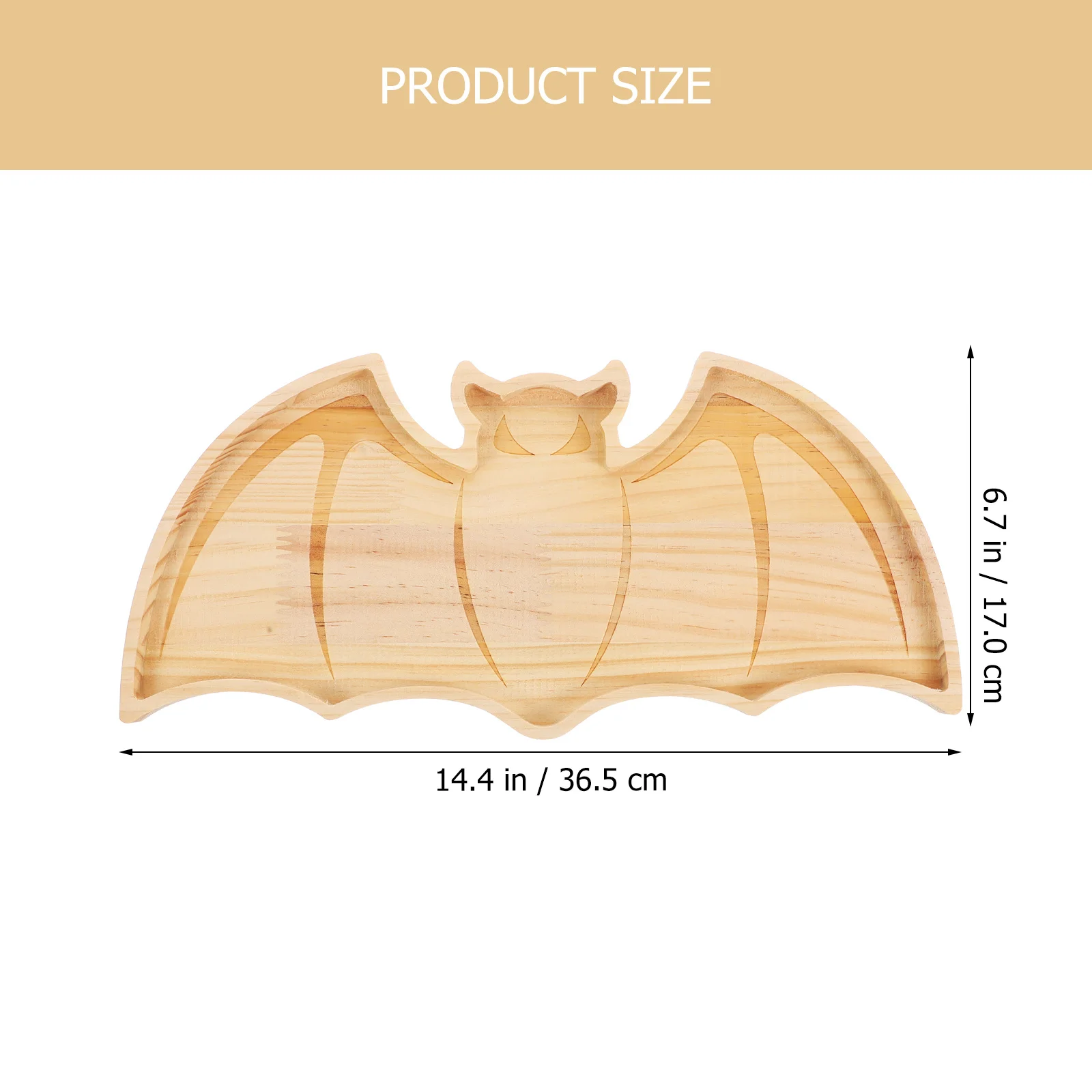 

Wood Dessert Wooden Tray Halloween Fruit Serving Plate Dessert Display Board Kitchen Supplies Wooden Food Tray