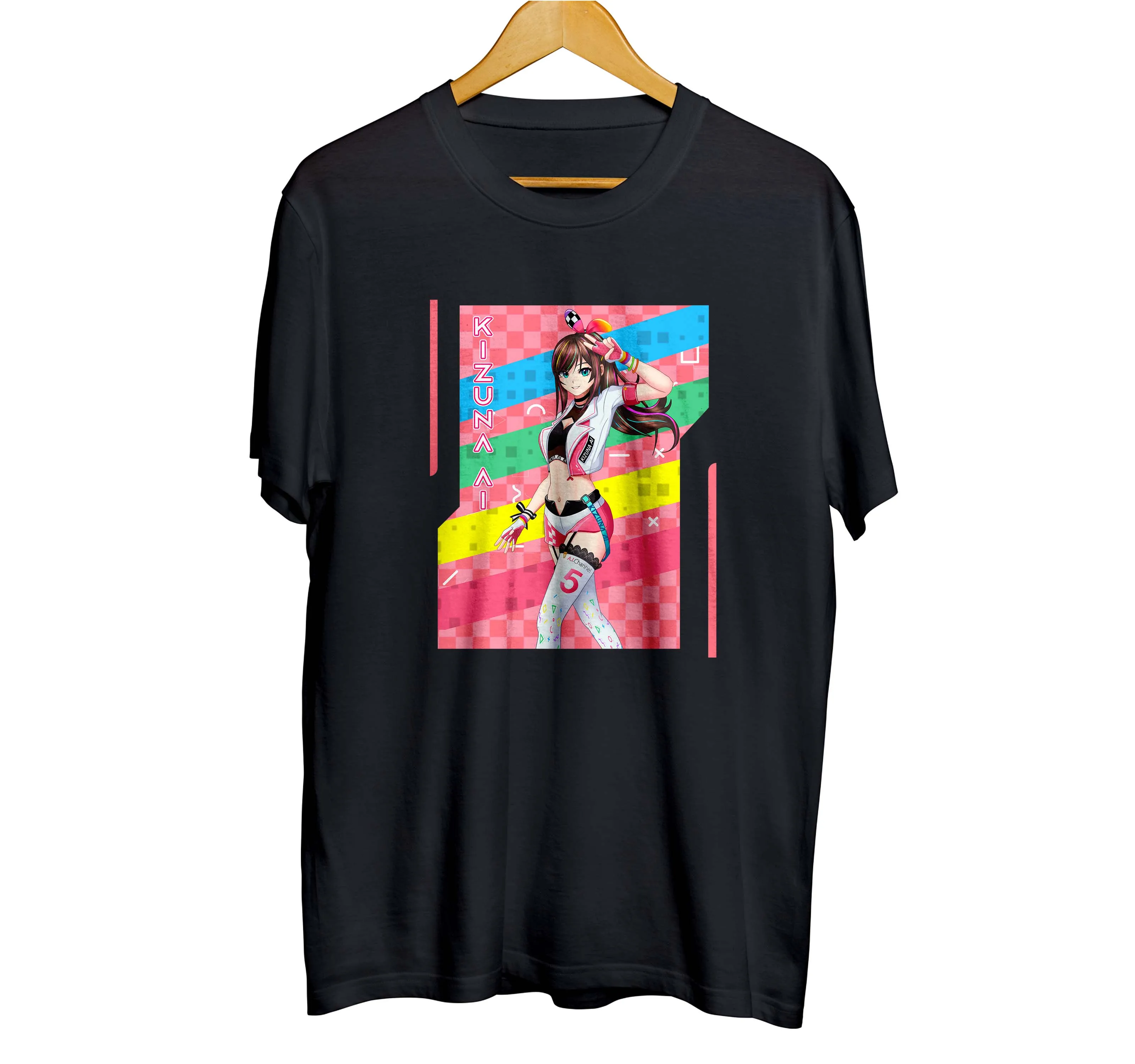 T-shirt distroanime vtuber KIZUNA AI CHAN - HOLOLIVE JPN 100% cotton combed 30s