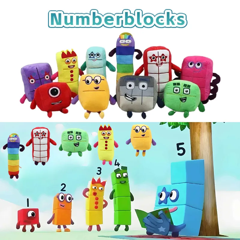 

Красная плюшевая игрушка Numberblocks, мягкая кукла-кубик с цифрой 1, мягкая кукла, декор для дома, для любителей математики, коллекционное декоративное украшение