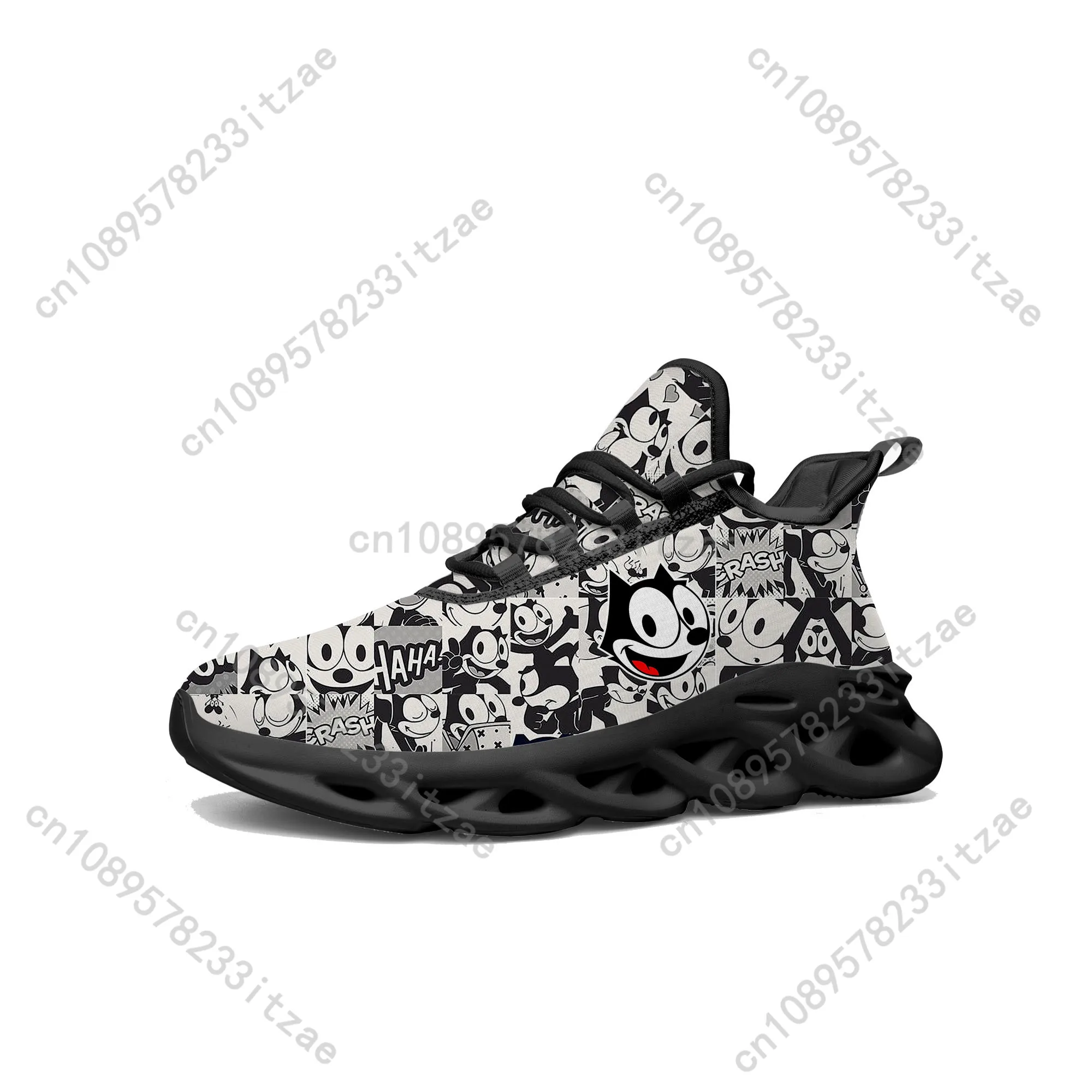 

F-Felix The Cat Flats Sneakers Mens Womens Sports Running Shoes High Quality Sneaker Lace Up Mesh Footwear Customize Shoe
