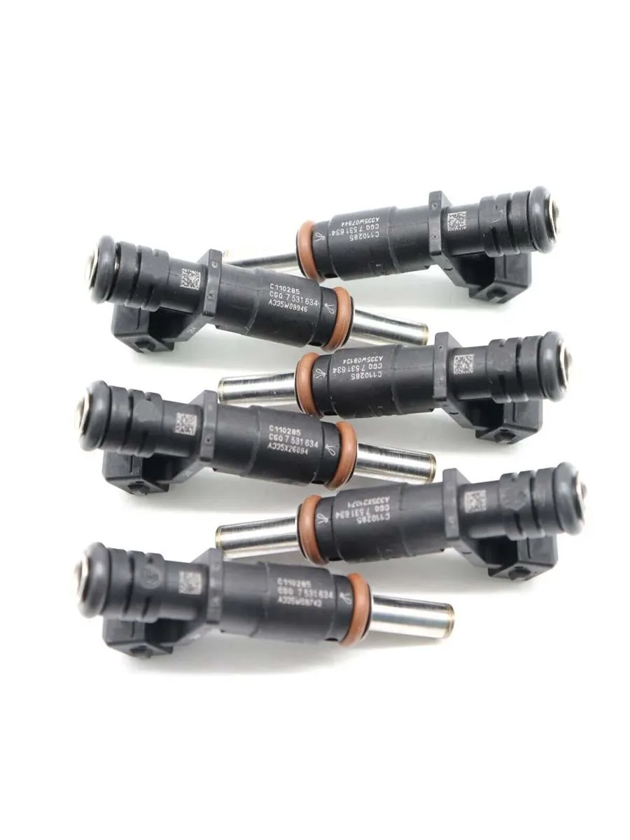 

FJ748 SET OF 6 FUEL INJECTORS For BMW 2.5L 3.0L 128i 328i 323i 7531634 7531634-6N 852-12238 1353753163 13537531634