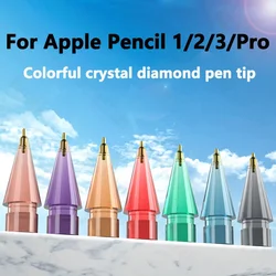 Pencil Tips For Apple Pencil 1 2 3 USB-C Double Layer transparent Thin Tip For Apple Pencil Pro Nib Enough For 4 Years of Use