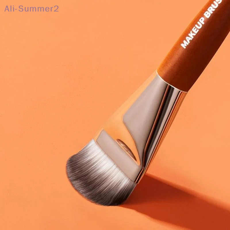 メイクブラシ ファンデーション プロフェッショナルブラシ 舌型 リキッドファンデーション コンシーラーブラシ 女性用 フェイスベースメイク 美容ツール