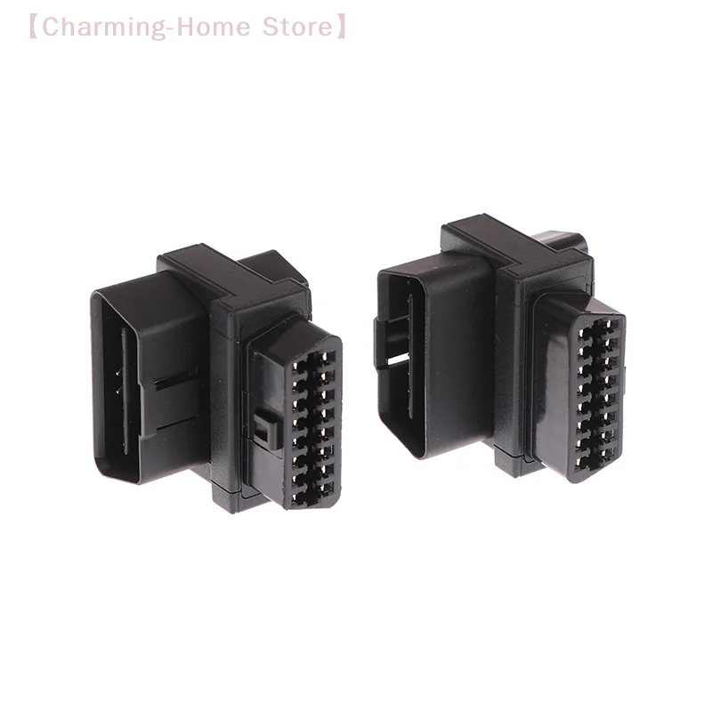 【M】Convertidor de cable OBDII Adaptador OBD2 macho de 16 pines a 2 hembra para extensor de diagnóstico