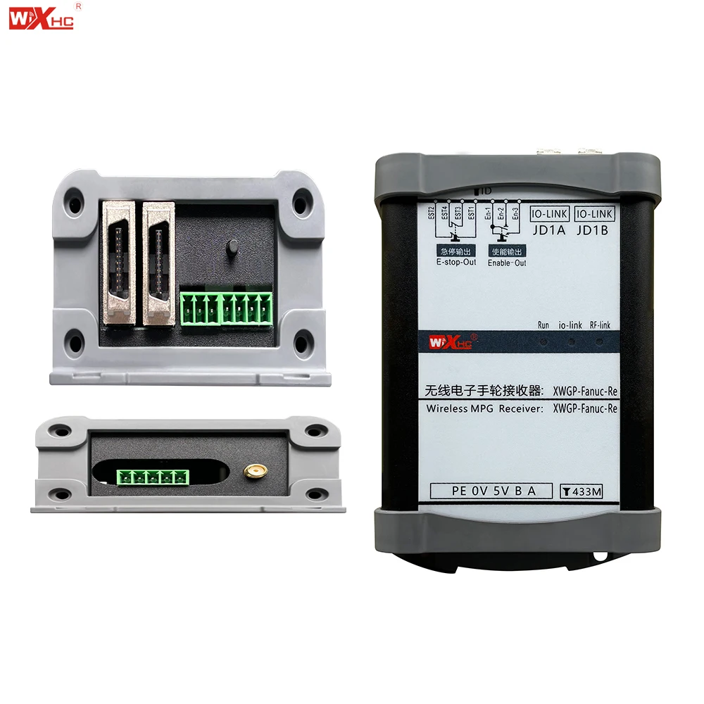 XHC CNC Machine Tool Real Time Display 6axis Wireless MPG Pendant for FANUC Display Workpiece's Coordinates  XWGP-ETS-FANUC