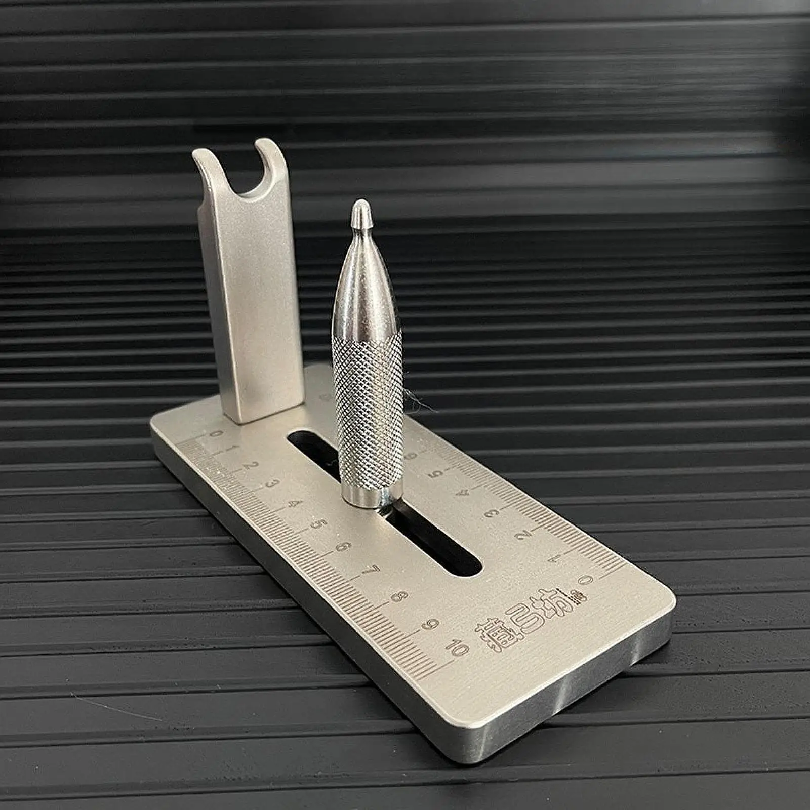 

Rubber Band Tied Jig Stainless Steel with Scale Flat/tubular Rubber Band Tool Helper Auxiliary Rubber Band Tied Tool Tying Tool