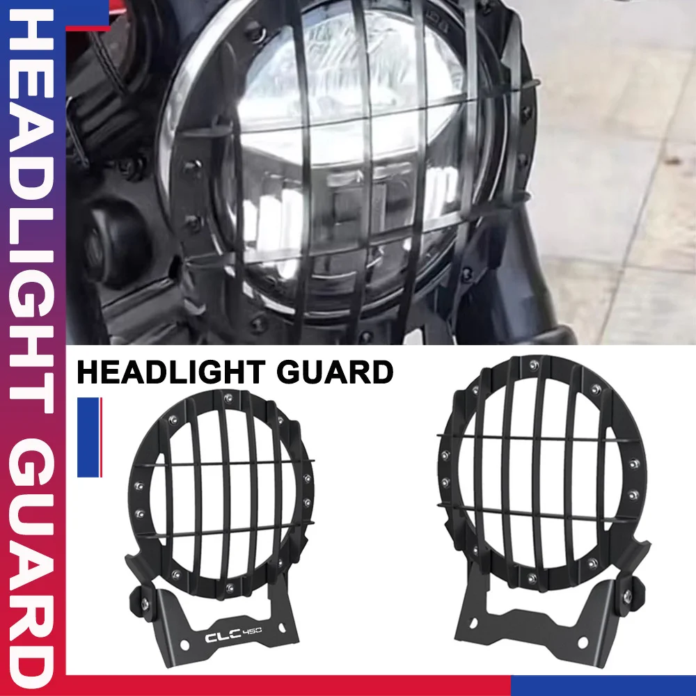 

For CFMOTO CLC 450 Bobber 250 CL-C 450 CLC 2024-2025-2026 Motorcycle Headlight Head Light Guard Protector Cover Protector Grill