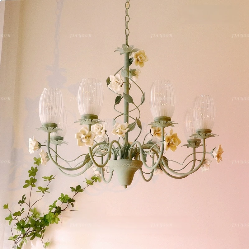 أضواء LED على طراز الريف الفرنسي لتزيين المنزل والشقق وغرف المعيشة وغرف النوم والمطابخ والحدائق وتركيبات الإضاءة