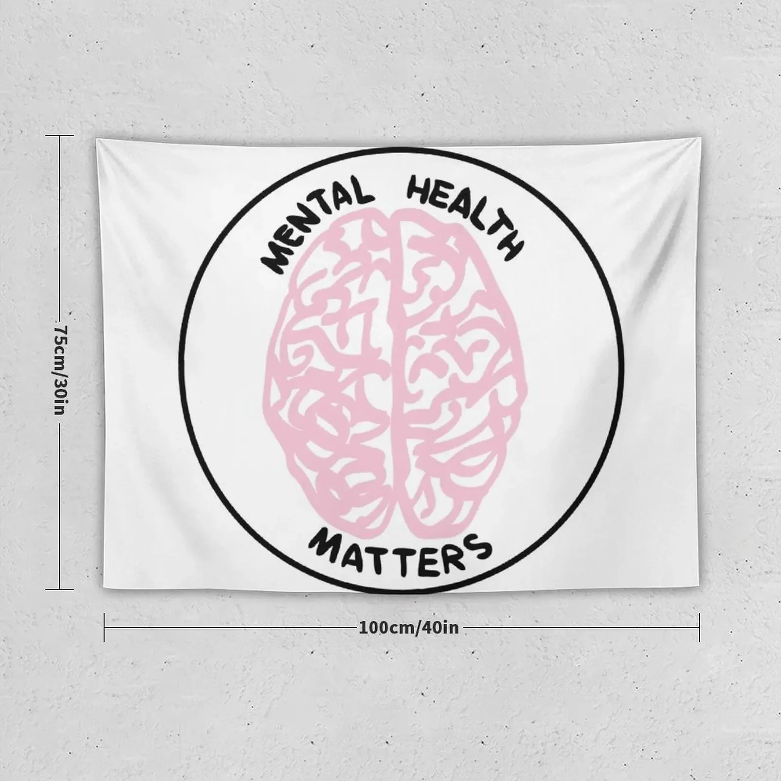 Mental Health Matters Tapestry Wall Hangings Decoration Home Decorating Outdoor Decor For Bedroom Tapestry