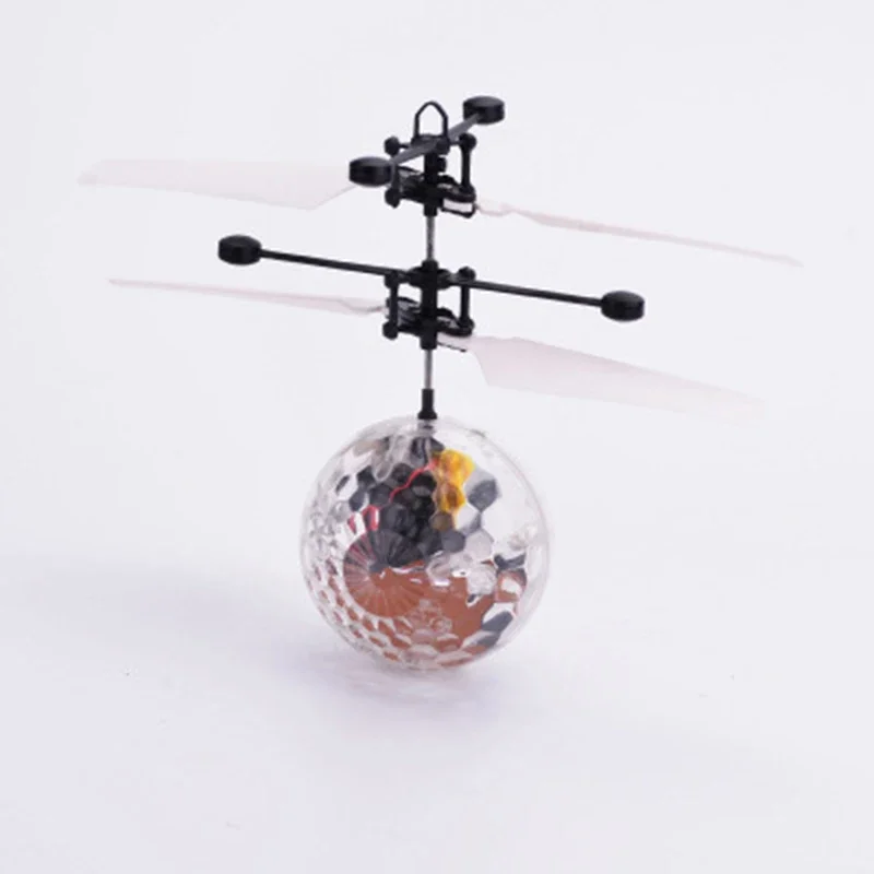 RC Vliegende Bal Lichtgevende Vluchtballen voor kinderen Elektronische infrarood inductie Vliegtuigen Afstandsbediening Speelgoed LED-licht Mini-helikopter