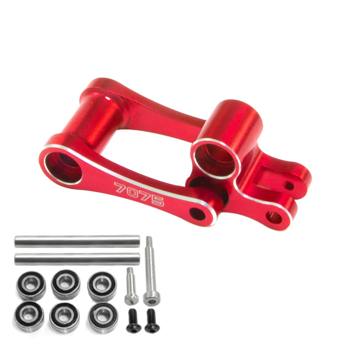 Baaa-adequado para losi 1/4 promoto-mx modelo de rolamento de haste de conexão de suspensão traseira de motocicleta elétrica 264001   Prata