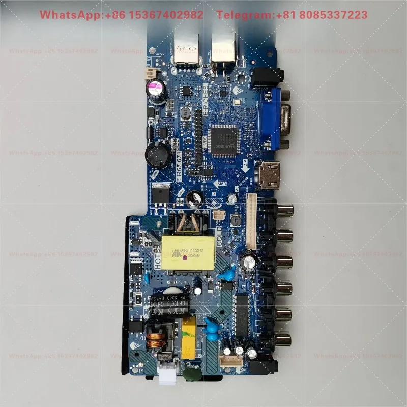 New LCD TV motherboard T.R67.671 light bar power supply voltage 18V-60V 420mA screen power supply 5V