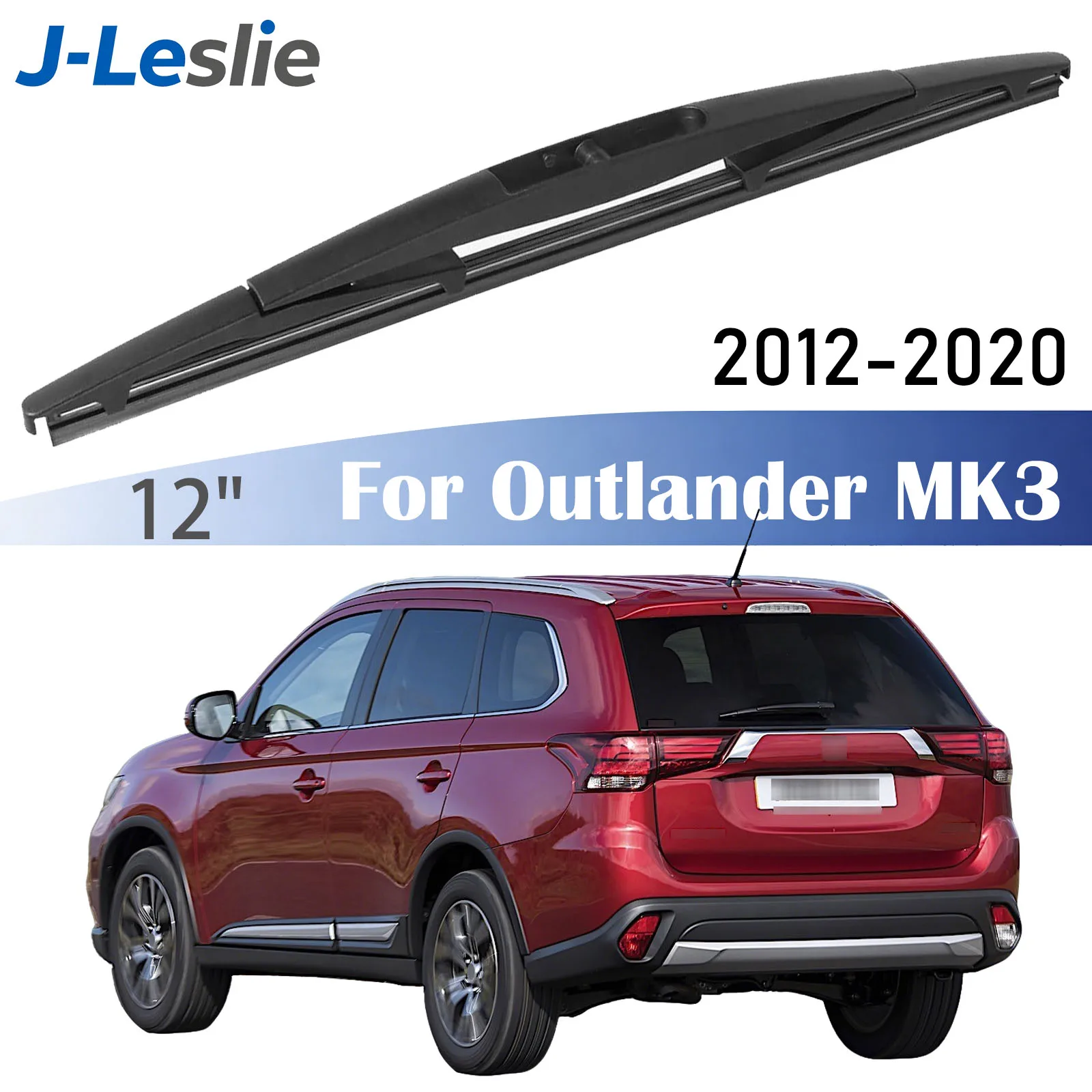 12-Zoll-Heckwischerblatt für Mitsubishi Outlander III MK3 2012-2020 Windschutzscheibenwischer Regenbürsten Autozubehör scheibenwischer Hinten Heckwischerarm