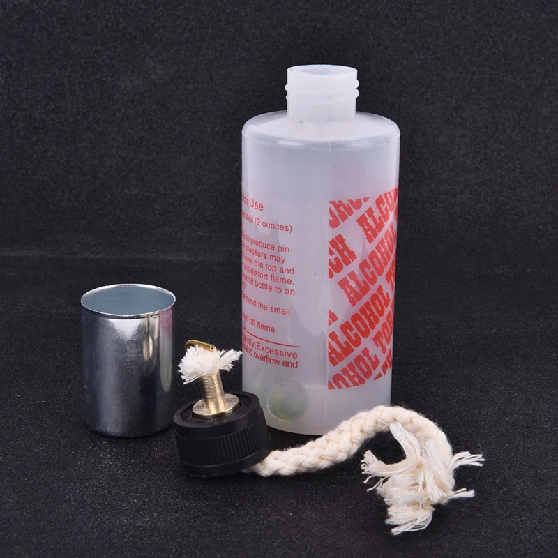 

Dental lab dentistry denture empty plastic alcohol torch alcohol bottle Chemical wax type alcohol lamp hot sale