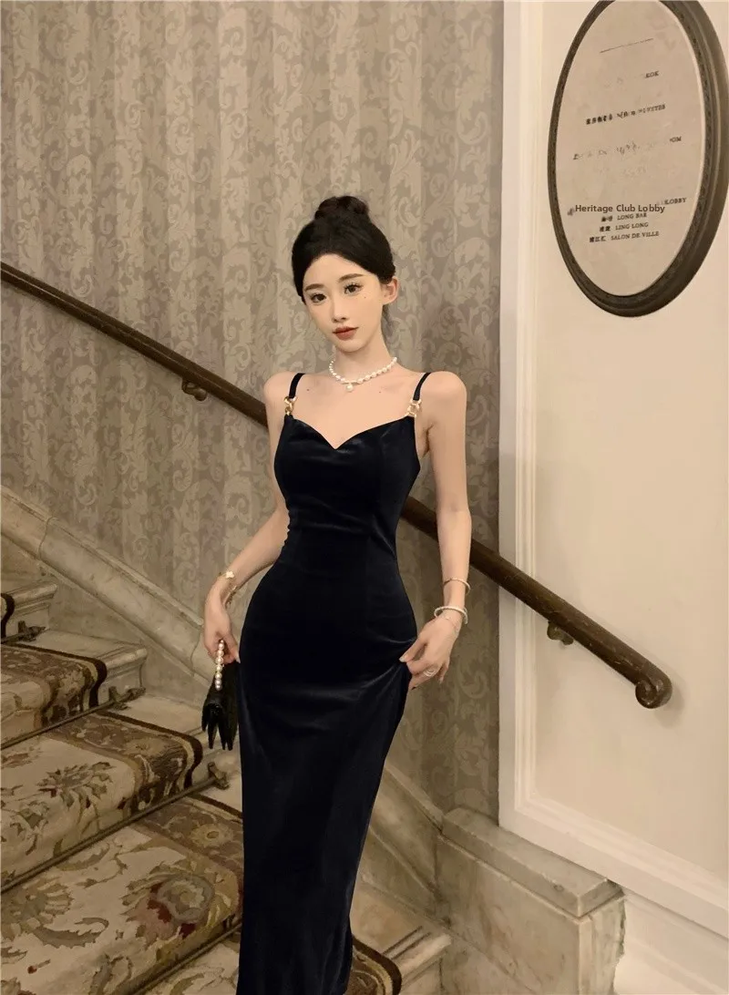 Retro emagrecimento veludo ter dr outono inverno novo sle sexy camada de base saia para mulher faionable bodycon dr