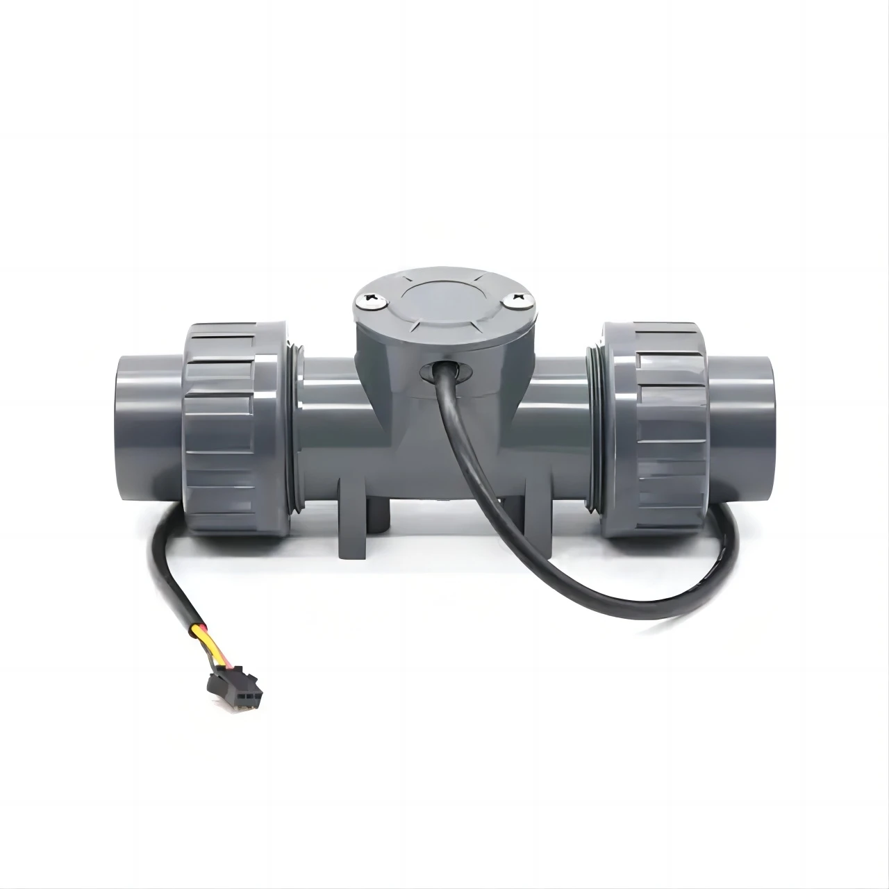 

UPVC Water Flow Sensor For Garden Irrigation Pipe Sewage Water Supply Pipe Paddle Wheel Rotor Flow Pulse Meter Water Sensor