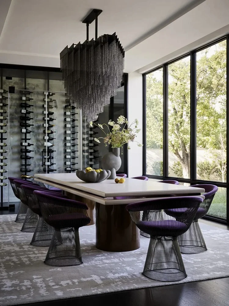 French Modern Gold Chain OZ1212 Pendant Lights Classical Textured Home-applicants Elegant Led Suspension For Living Room