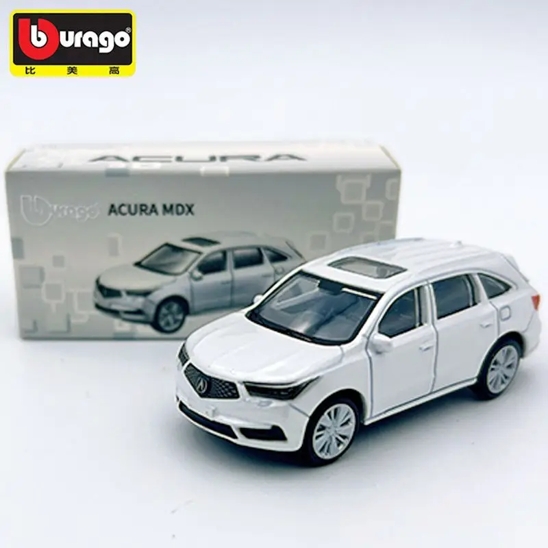 

Коллекционная модель автомобиля Bburago 1/64 из сплава, лимитированная серия Acura MDX, реалистичная игрушечная машинка для мальчиков, изысканный подарок