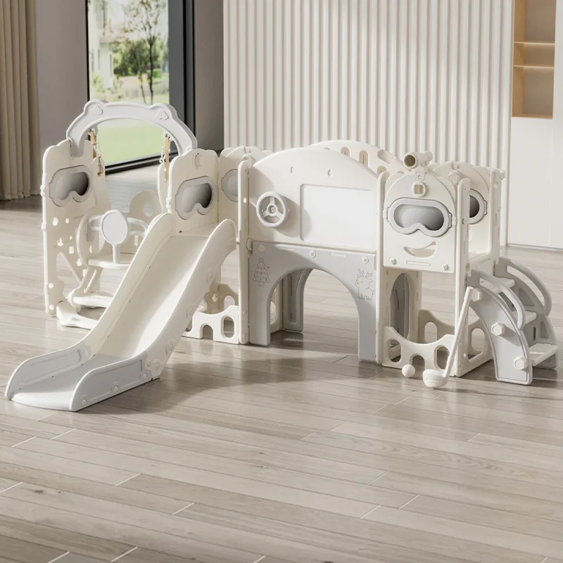 Indoor Slide Set for Home Use Baby Toddler Toy for Ages 0–6 Children Slide Set with Small Climbing Frame Sturdy Foldable Storage