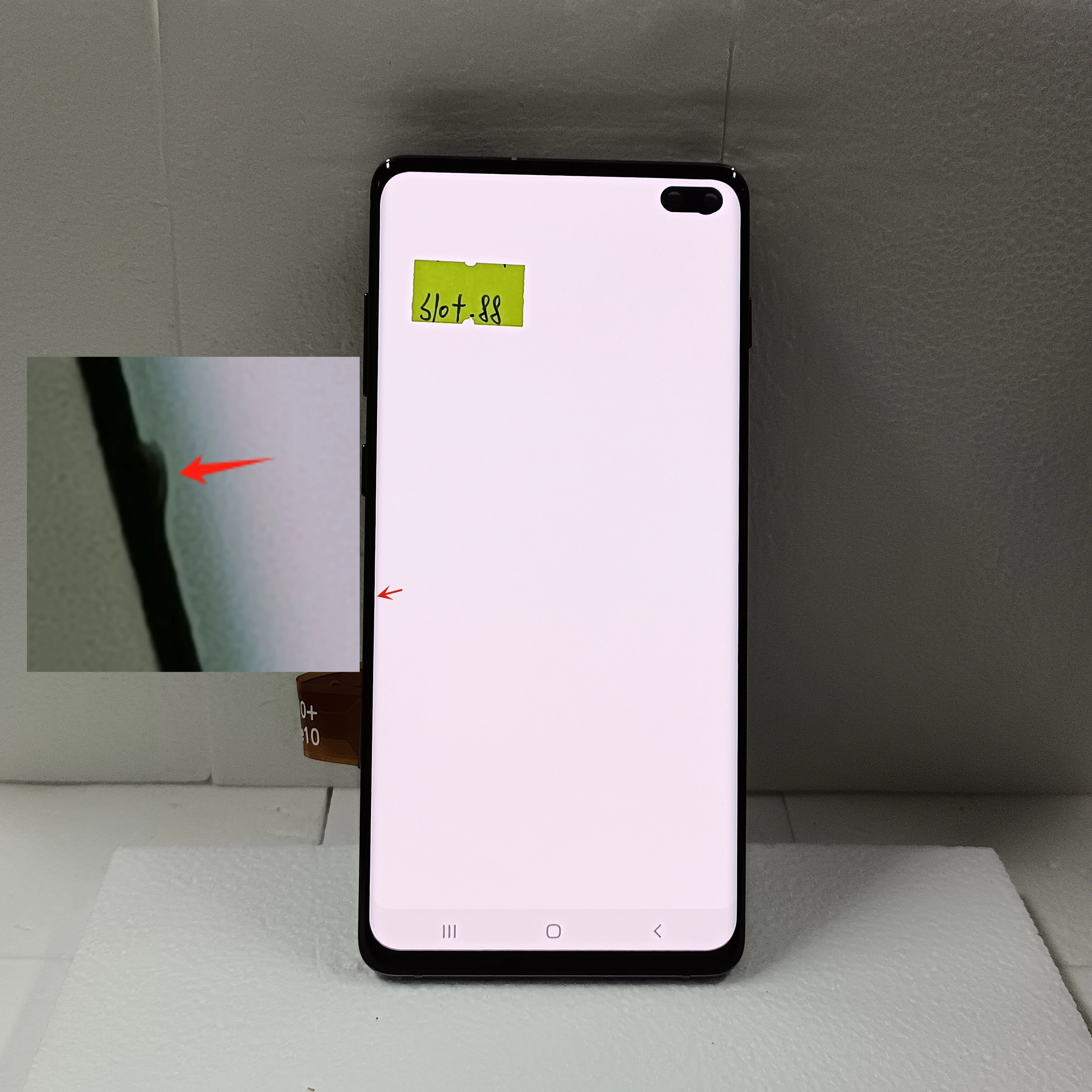 100% Tested Super AMOLED S10+ LCD Display Touch Screen For Samsung Galaxy S10 Plus G975 G975F Panel replacement With defects