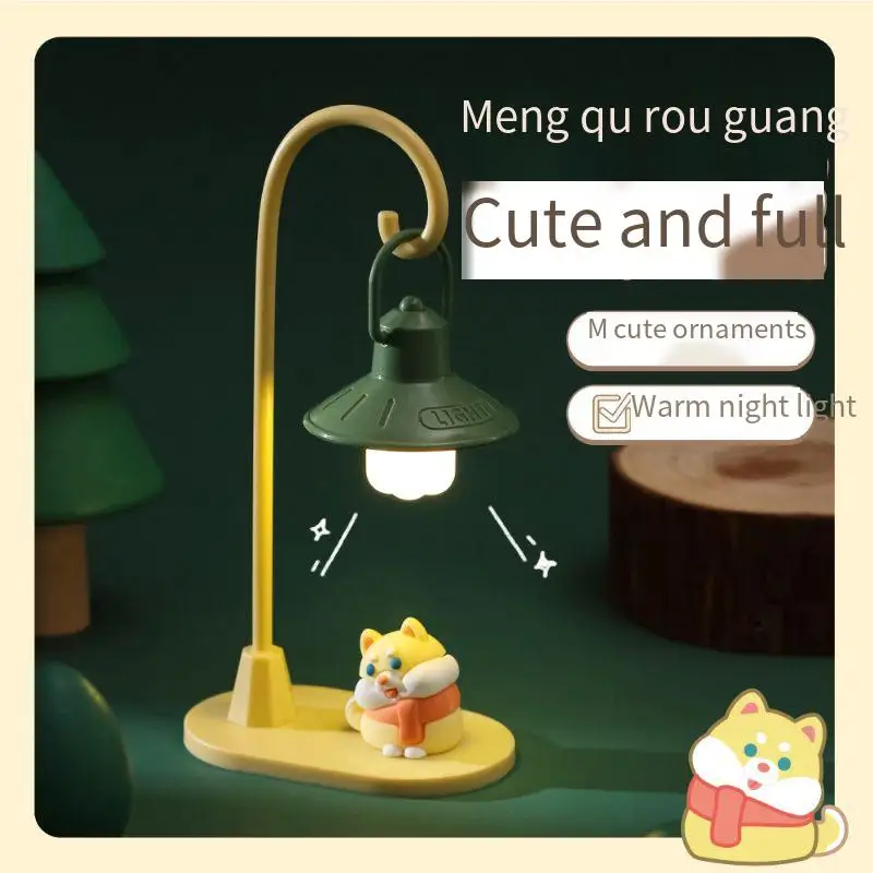 CutePet Warm Light Small Night Lamp Bedroom Eye-ProtectionLamp Female Online Influencer Table Decoration Small Gift Night Light