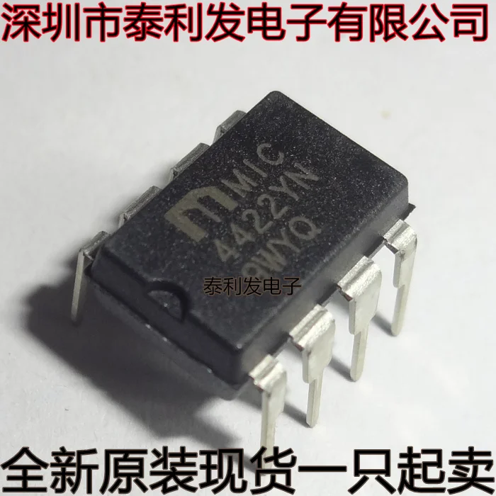 1PCS Imported MIC4422YN 4422YN DIP8 N Channel 9A Brand New Stock Starting From Sale IC