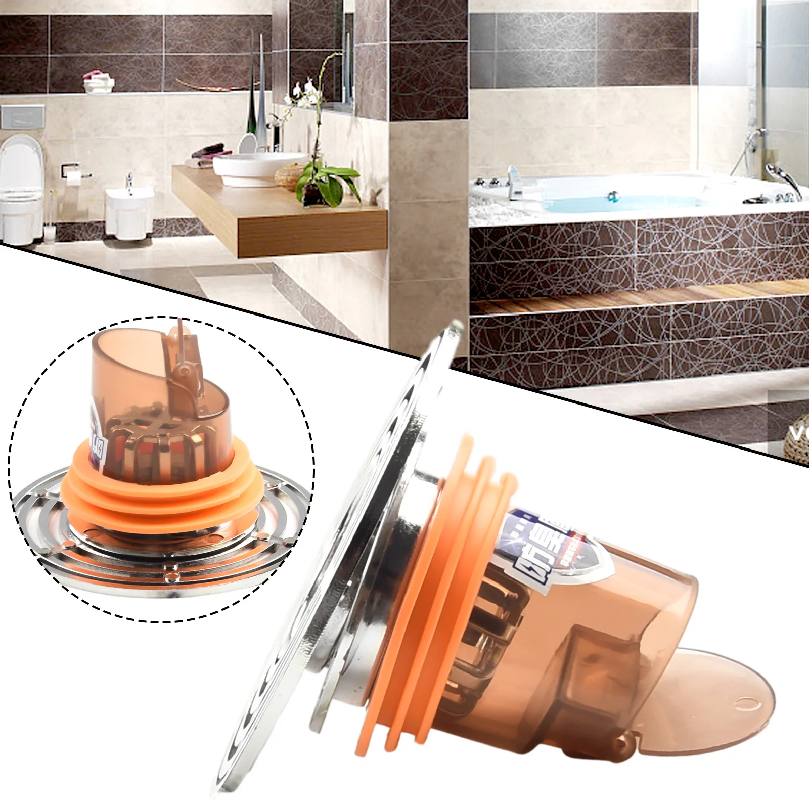 

Напольный слив с гравитационным механизмом типа «качели» для быстрого отвода воды под углом 90 градусов для кухни, ванной, подвала, гаража, прачечной