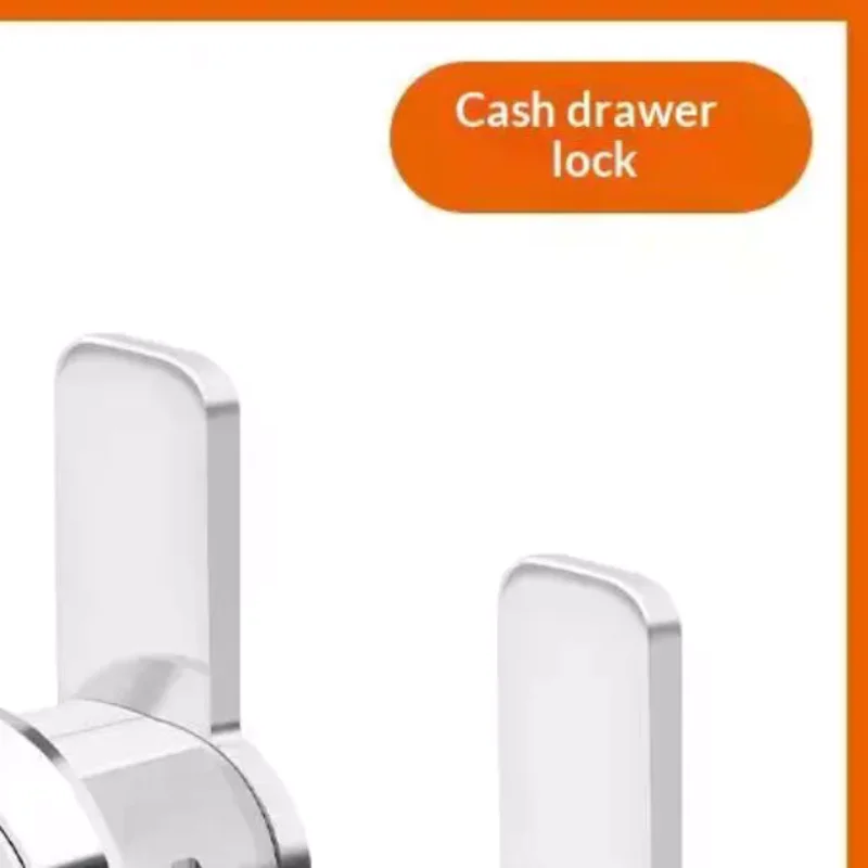Zinc Alloy Cash Register Mailbox Lock Drawer Lock With 2 Keys Cabinet Lock For Storage Cabinets Lockers Hardware Accessory