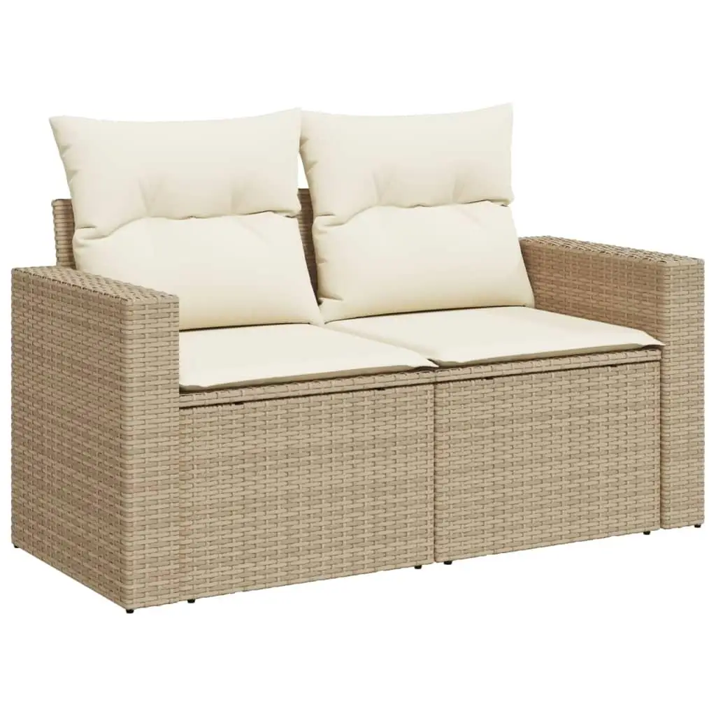 Conjunto de sofás de jardín Beige, muebles de exterior, sofá para Patio, balcón, hogar, sala de estar, asientos cómodos