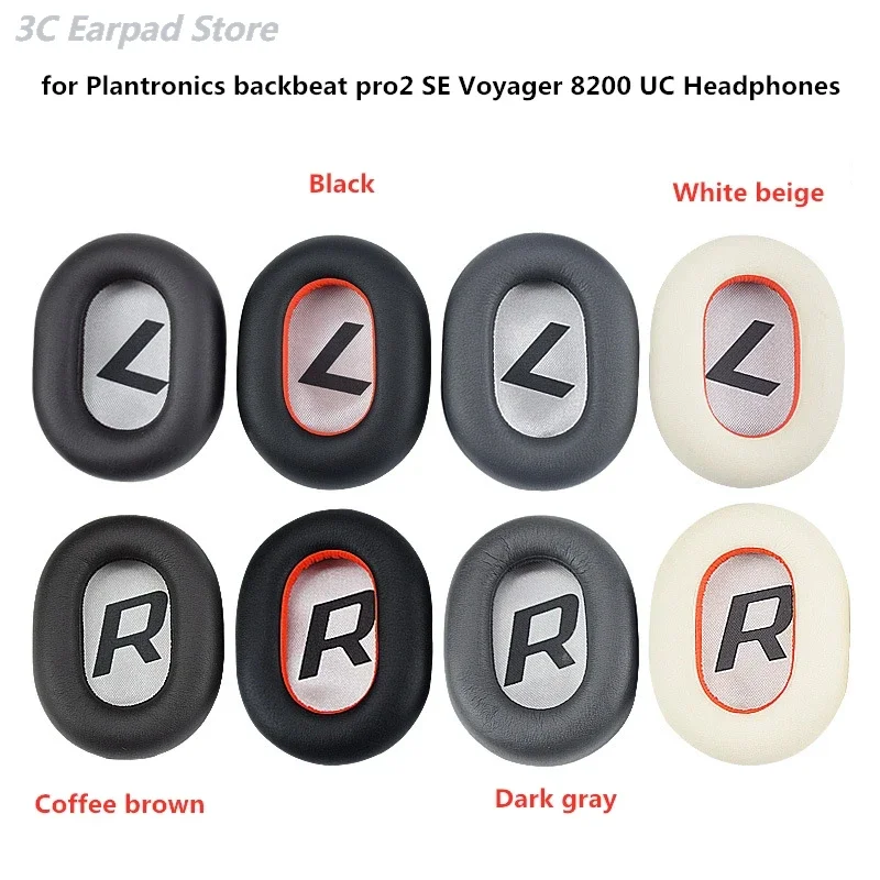 

Replacement Soft Memory Foam Ear Pads Cushion for Plantronics Backbeat Pro 2 SE Voyager 8200UC Headphones