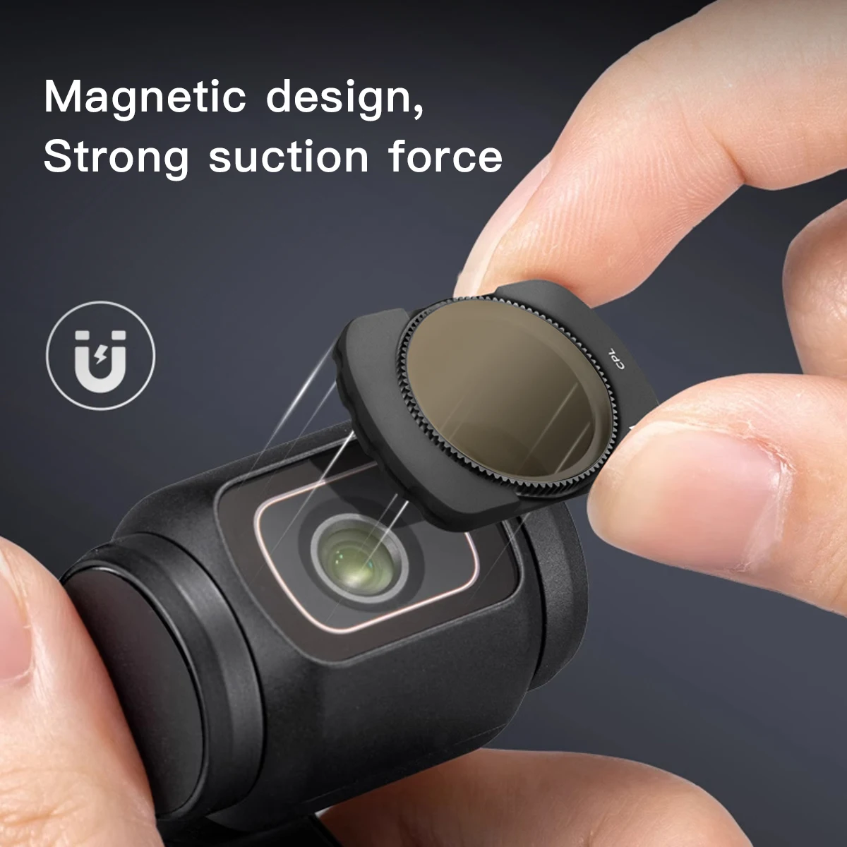DJI OSMO POKET3 UV Magnetic Filter Kit UV CPL ND8/16/32/64 NDPL Black Soft Filter Set Camera Lens Drone Accessories image 3