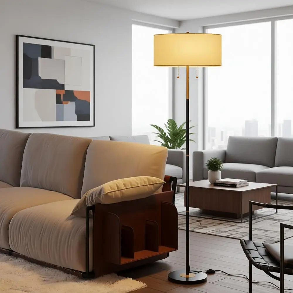 2-Light Floor Lamp …