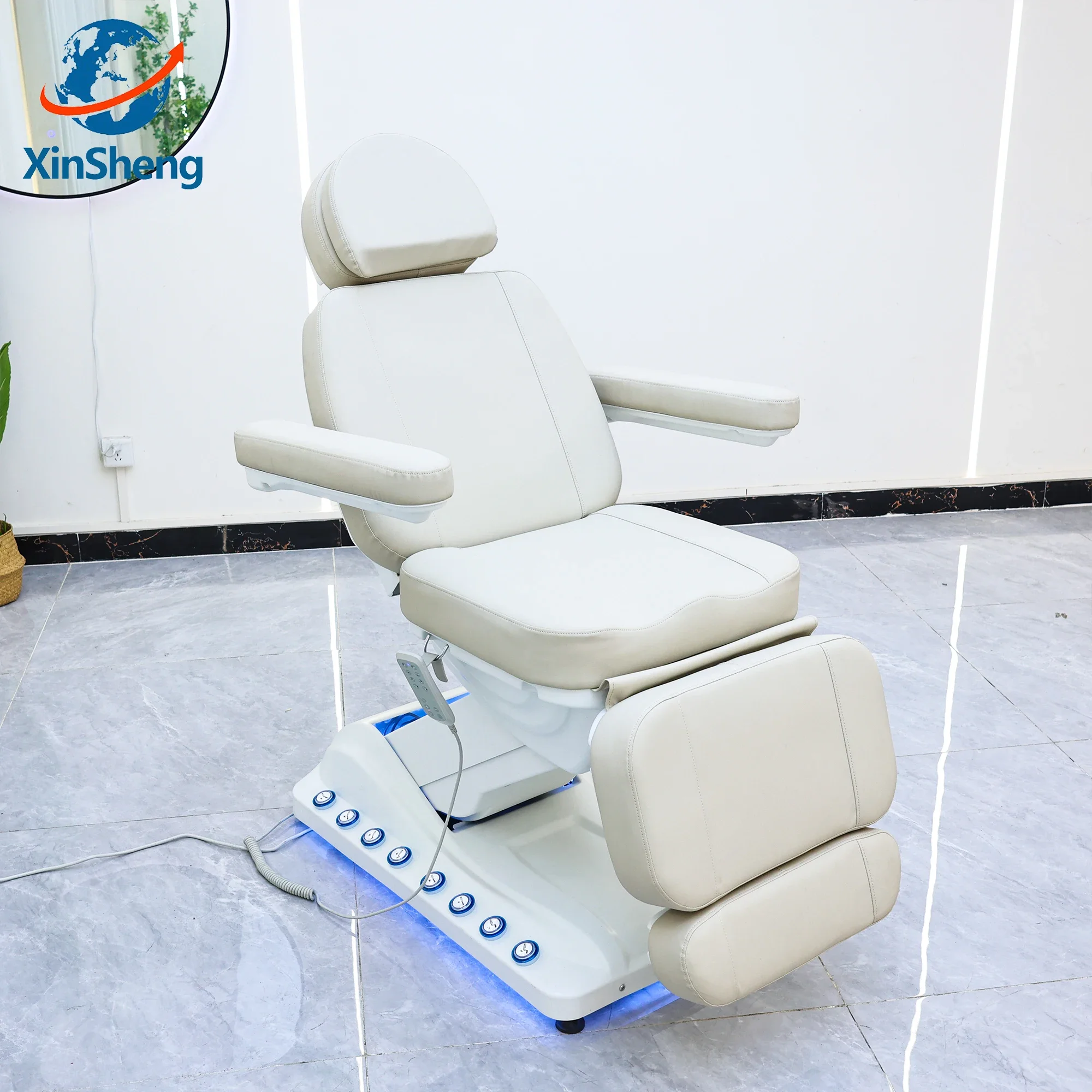 XinSheng Electric Beauty Care Bed Facial Hydrotherapy Chair Hair Transplant Chairs Medical Beds Massage Table SPA Furniture