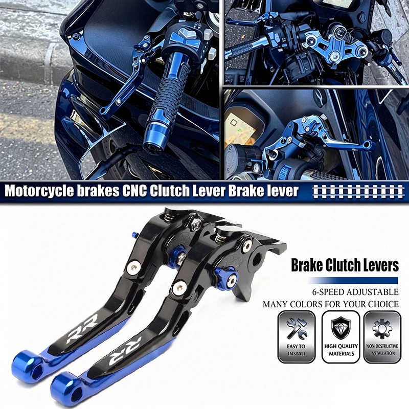 Motorcycle Accessories CNC Adjustable Folding Extendable Handle Brake Clutch Levers Fit For S1000RR S1000 RR S 1000 RR 2010-2019