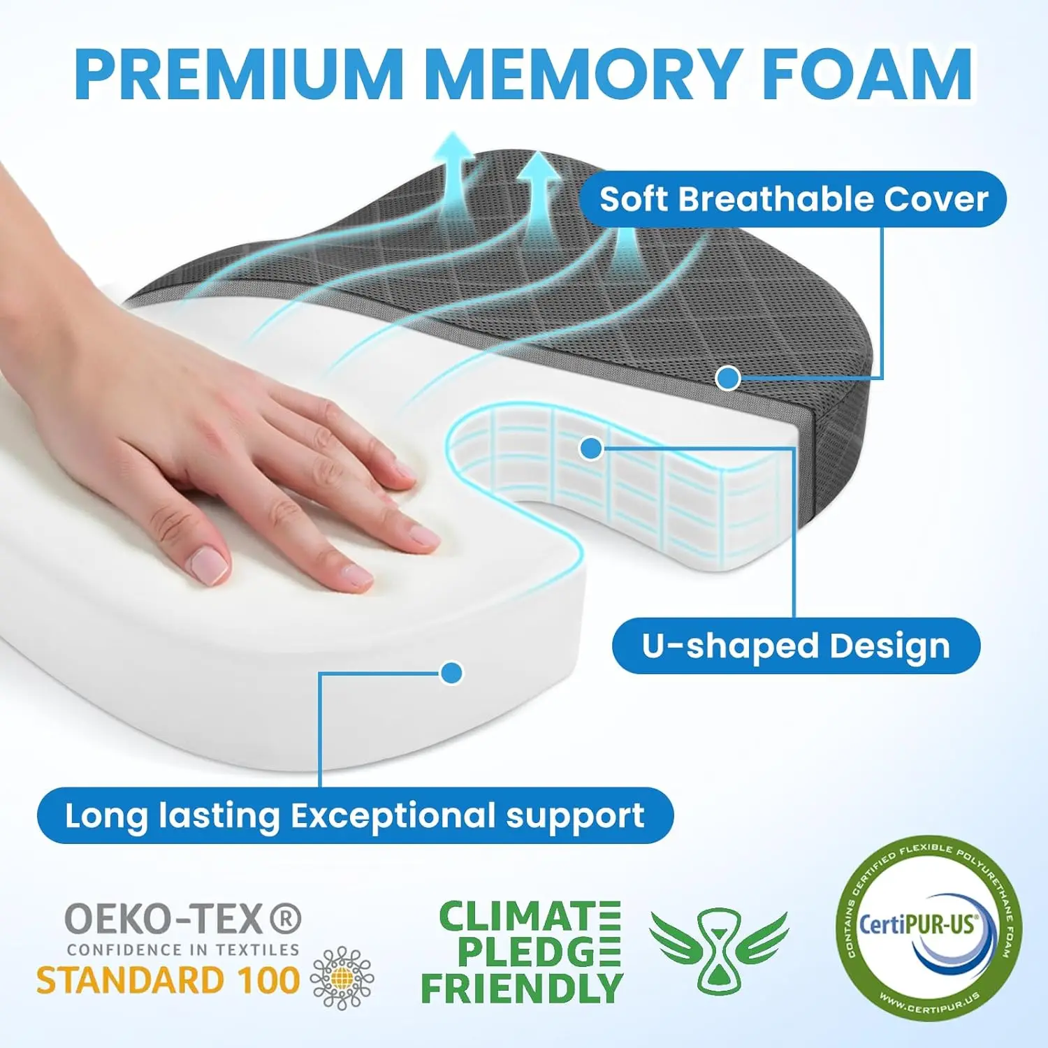 U Shape Chair Seat Cushion