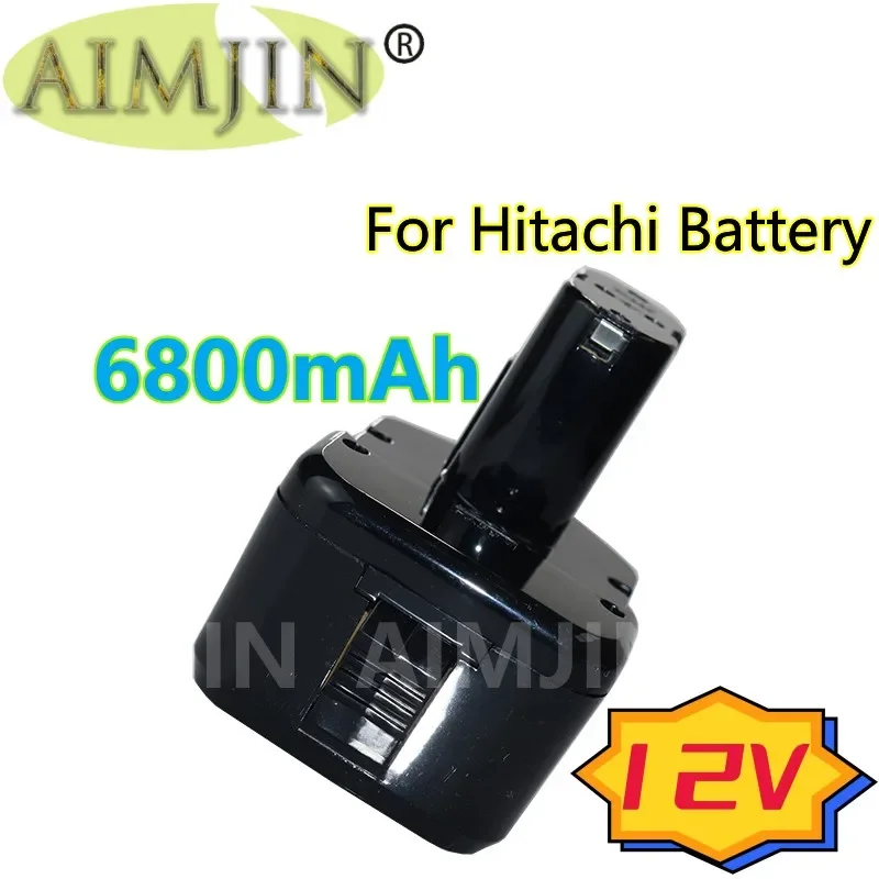 

Сменный Ni-Cd аккумулятор 12 В, 6800 мАч для Hitachi EB1214S EB1212S EB1220HS 324360 322434 Eb1220bl DS12DVF3 Аккумулятор для электроинструмента