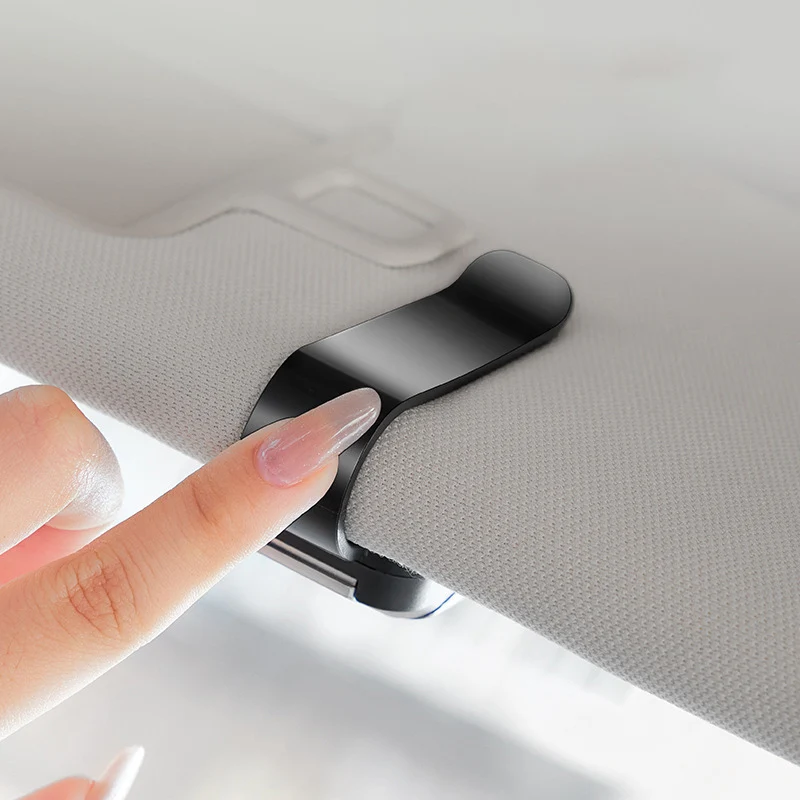 Car Interior Sun Visor Eyeglasses Holder Sunglasses Clip for Auto Interior Accessories Multi-functional Car Sun Glasses Holder
