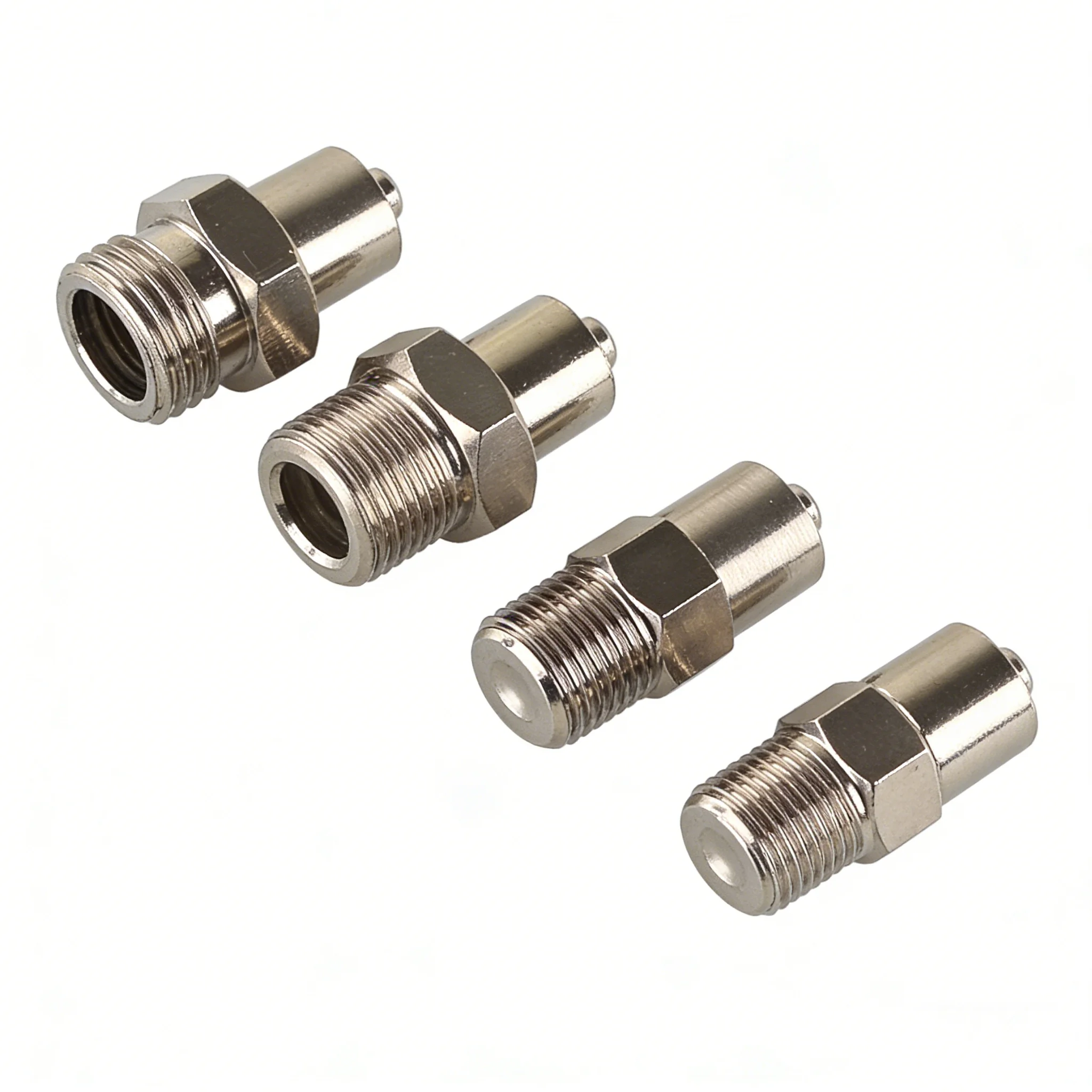 1/5/10pcs G1/8,G1/4,M10 * 1,M12 * 1 Metal Adapter Transfer Dispensing Needle Luer Adapter