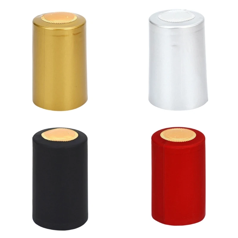 Decorative PVC Shrink Wraps Cap for Wine Bottles Enhancing Appearance B95B