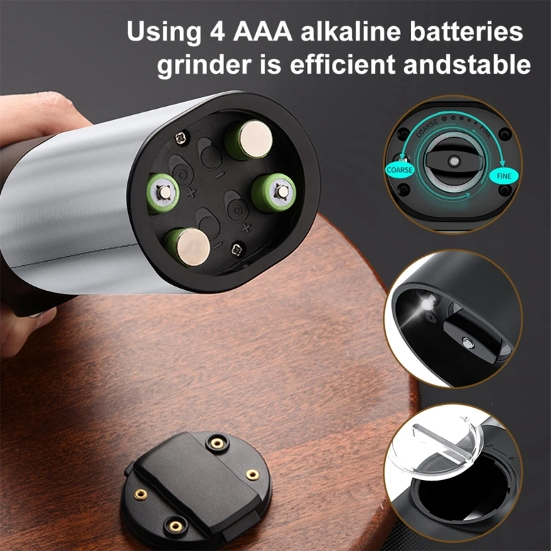 Thiết Thực Gia Vị Cối Xay Gia Vị Máy Xay Máy Nghiền Máy Xay Tiêu Nhà Bếp Máy Dropshipping