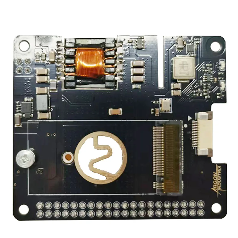 Raspberry Pi 5 POE HAT 5V 5A وحدة إمداد الطاقة Argon PCIE M.2 NVMe لوح تمديد القرص الصلب