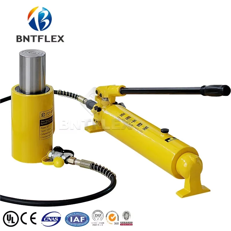 (100T travels 50mm) Hydraulic Jack+CP700-2 Manual Hydraulic Pump