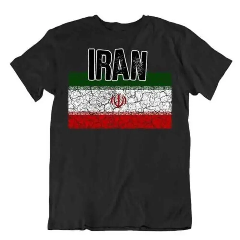Flag T-Shirt Iran Fashion Country Keepsake Gift Pride Logo-