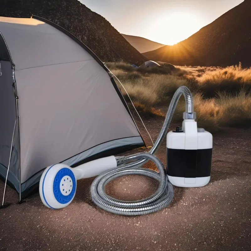 

USB Rechargeable Portable Electric Shower Gadgets Handy Multifunctional for Home Dormitory Rural Rental- for Outdoor Bath