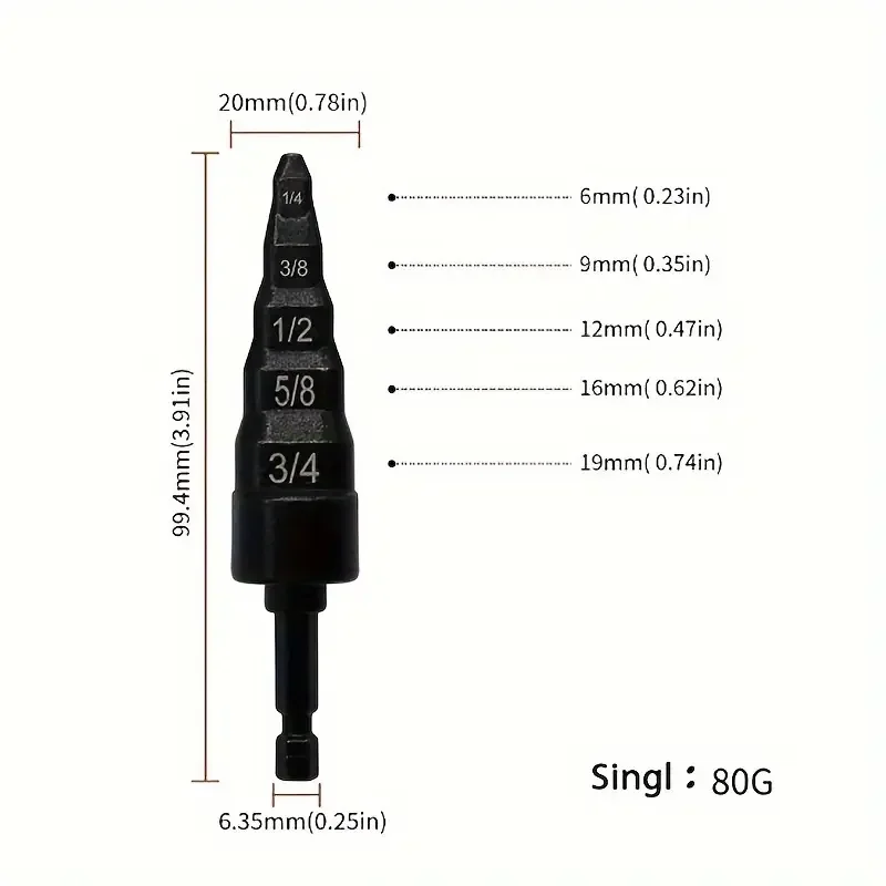 Buis Expander 5 In 1 Koperen Buis Expander Airconditioner Koperen Pijp Swaging Gereedschap Hex Shank Elektrische Boor Affakkelen Gereedschap
