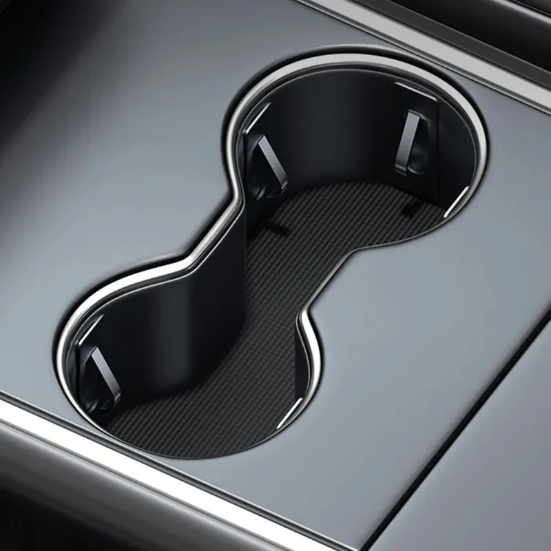 Car Cup Holder Limiter Fixing Clip Self-adhesive Universal Auto Water Cup Slot Limit Pad Car Bottle Console Slot Slip Limiter