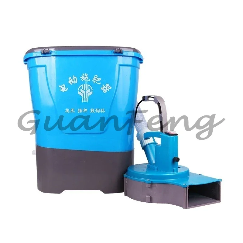 Multifunctional Backpack Lithium Battery Spreader Fertilizer & Road Salt Dispenser for Home Farm Garden Seeding
