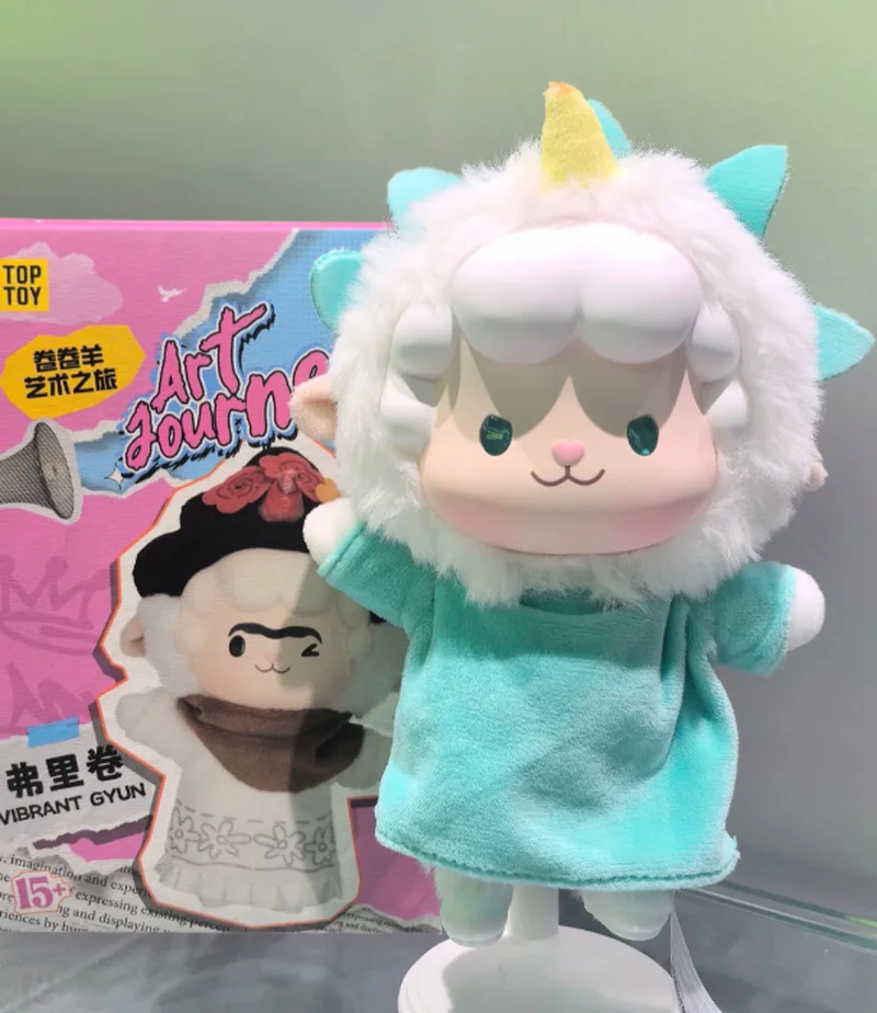 

Новый рулон овцы, художественное путешествие, плюшевая слепая коробка, модная игрушка, милая кукла, брелок, подарок для девочек